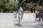 В Антраците проводится реконструкция еще одного общественного пространства