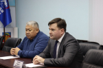В Антраците прошла рабочая встреча Сергея Саенко и Кирилла Попова
